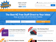 Tablet Screenshot of nz.wowfreebies.com